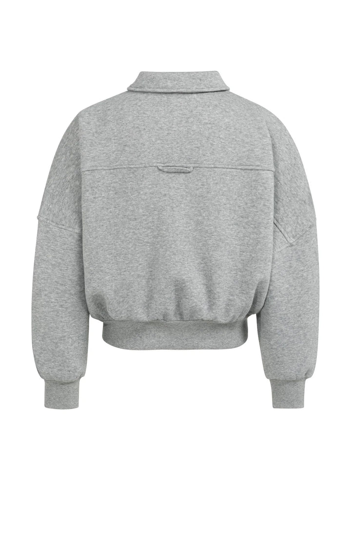 YAYA Grey Zipped Sweat Jacket