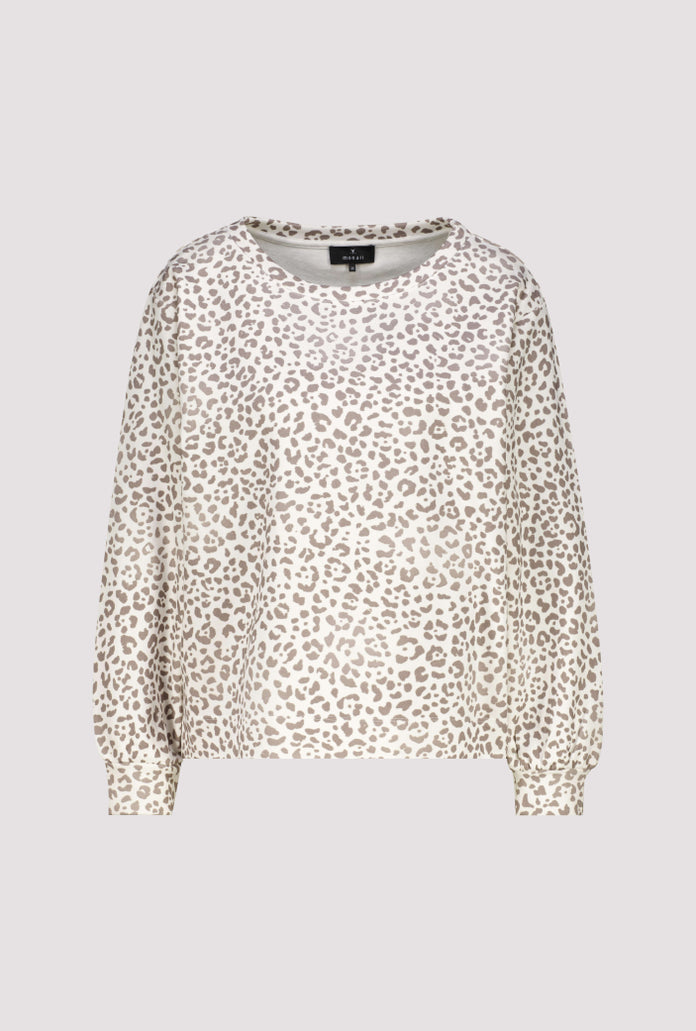 Monari Sweatshirt with Leopard Pattern