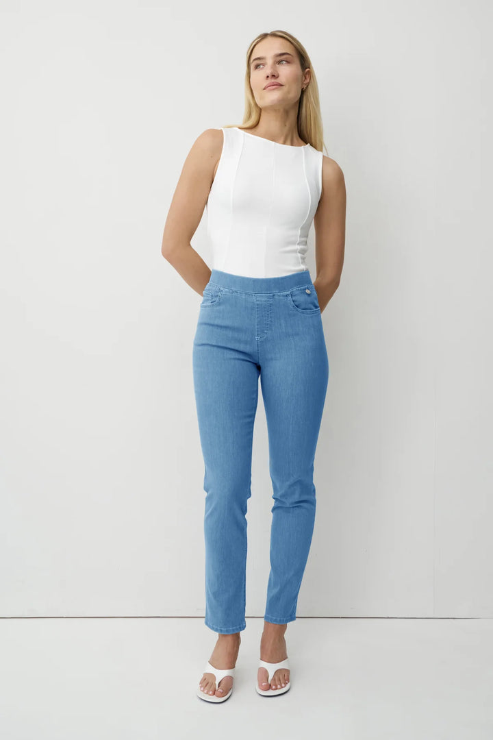 Anna Montana Angelika Jump In Slim Fit Summerstone Denim Jeans