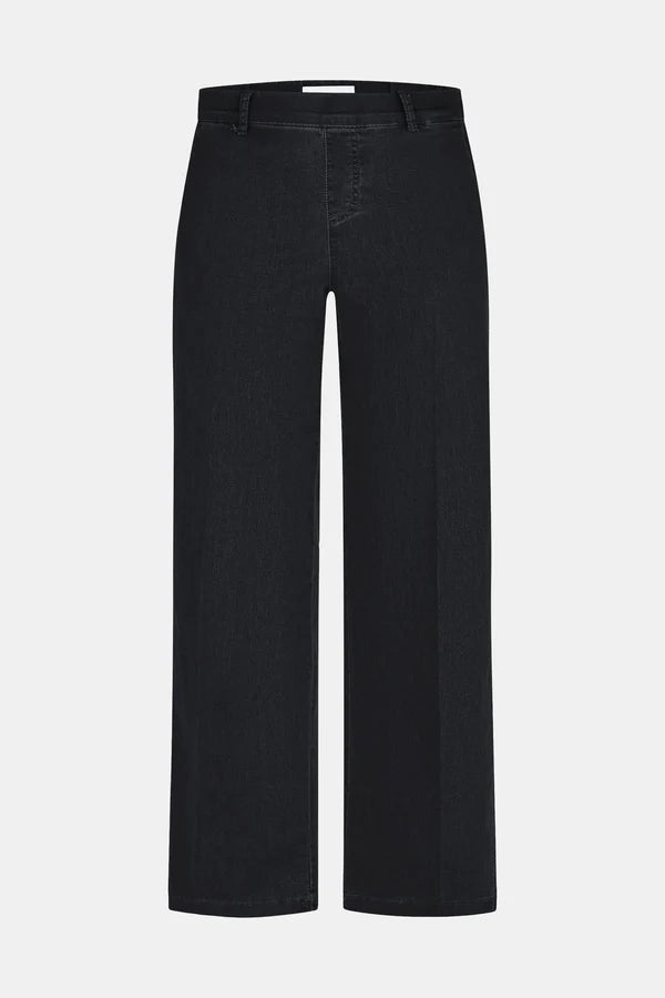 Anna Montana Mila Wide Leg 31"L Flexi Black Jeans