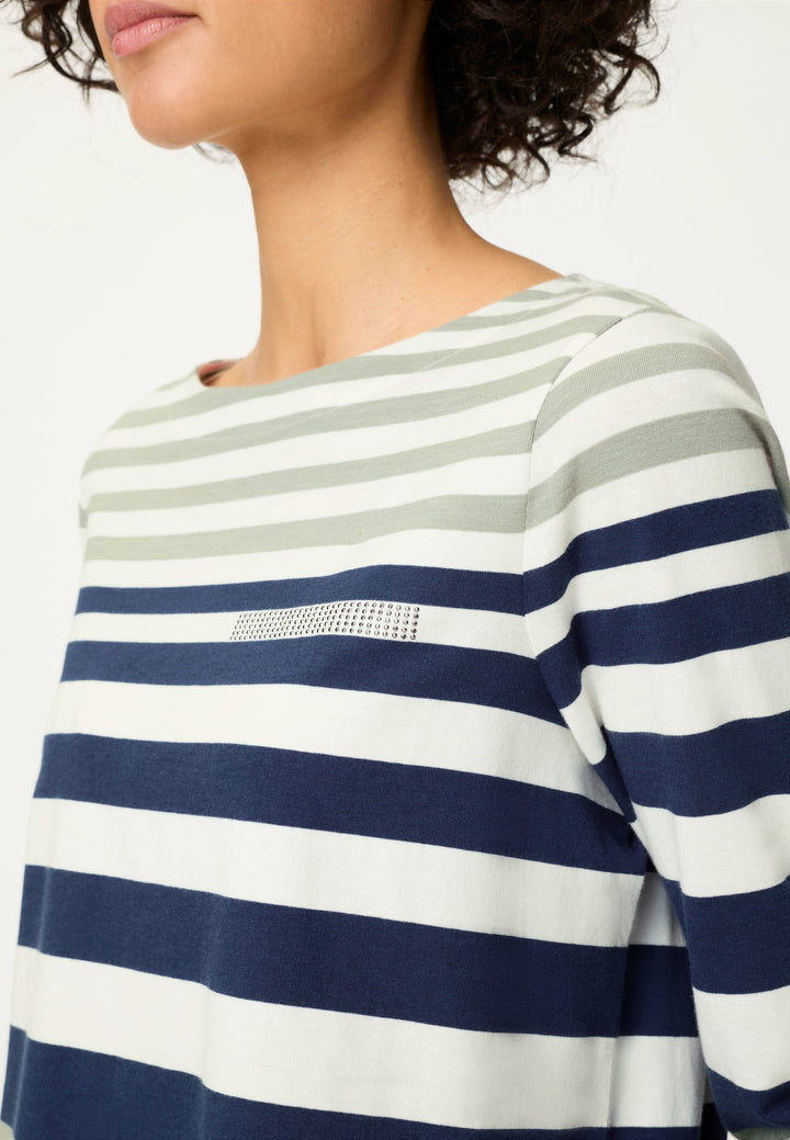 Olsen Striped Long Sleeve T-Shirt