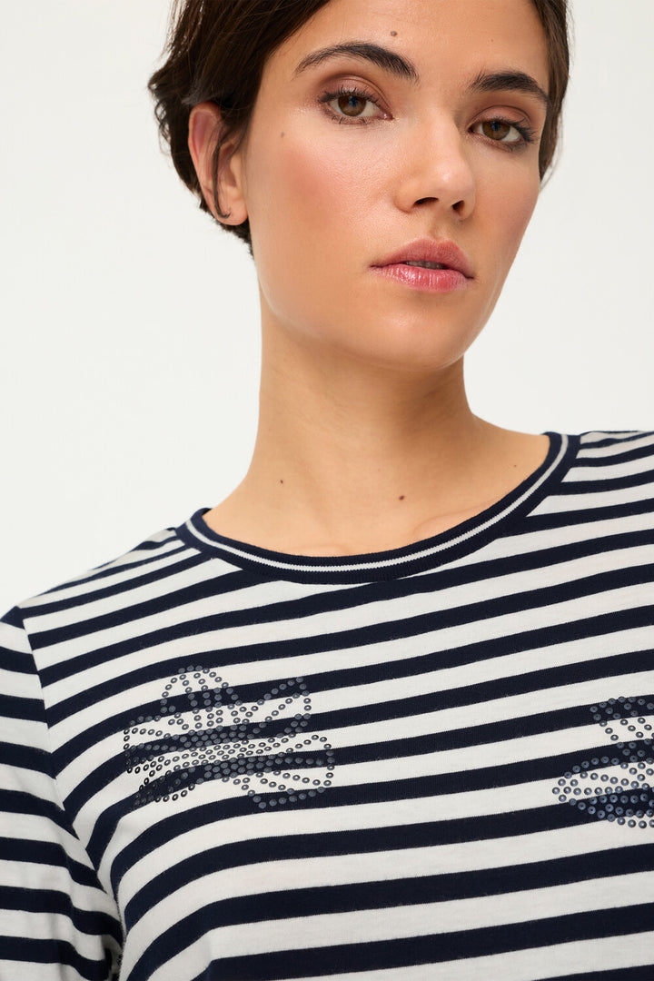 Olsen Blue Long Sleeve Top