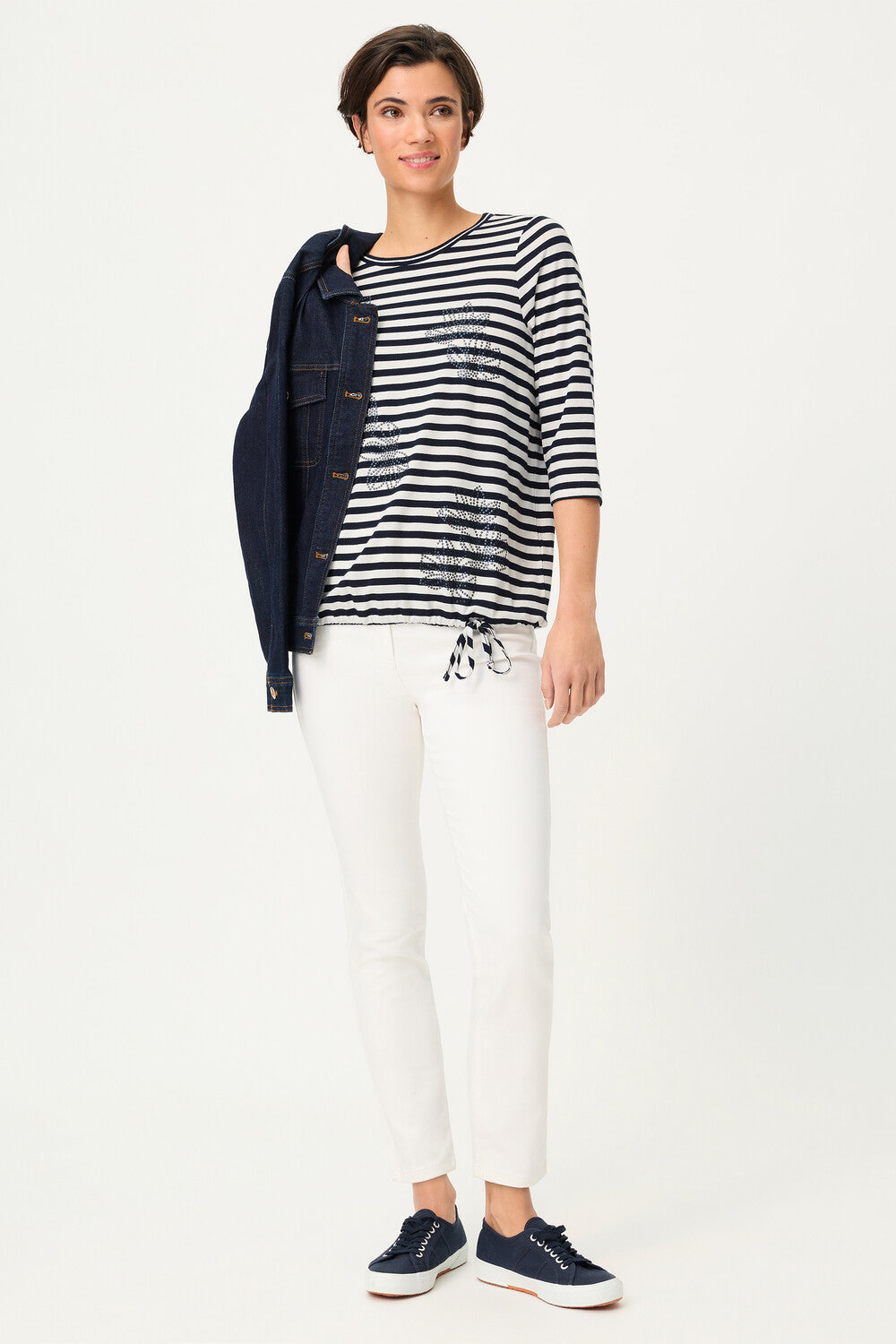 Olsen Blue Long Sleeve Top