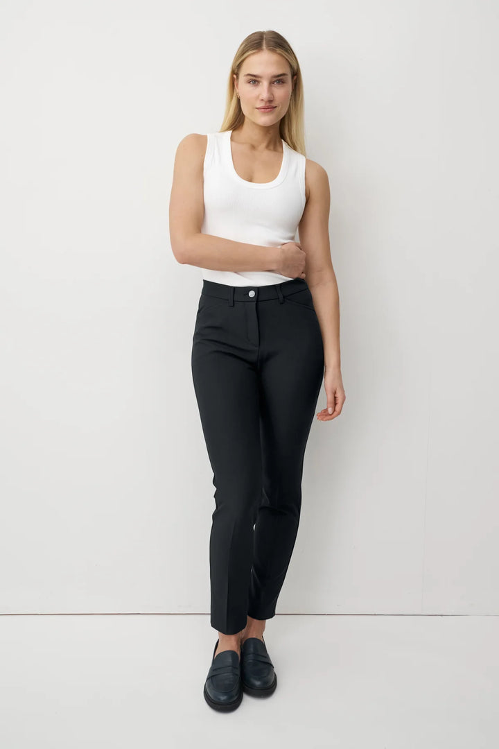 Anna Montana Black Angelika Slim Fit Trousers