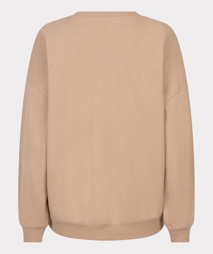 EsQualo Sand 'Chicago' Printed Sweater