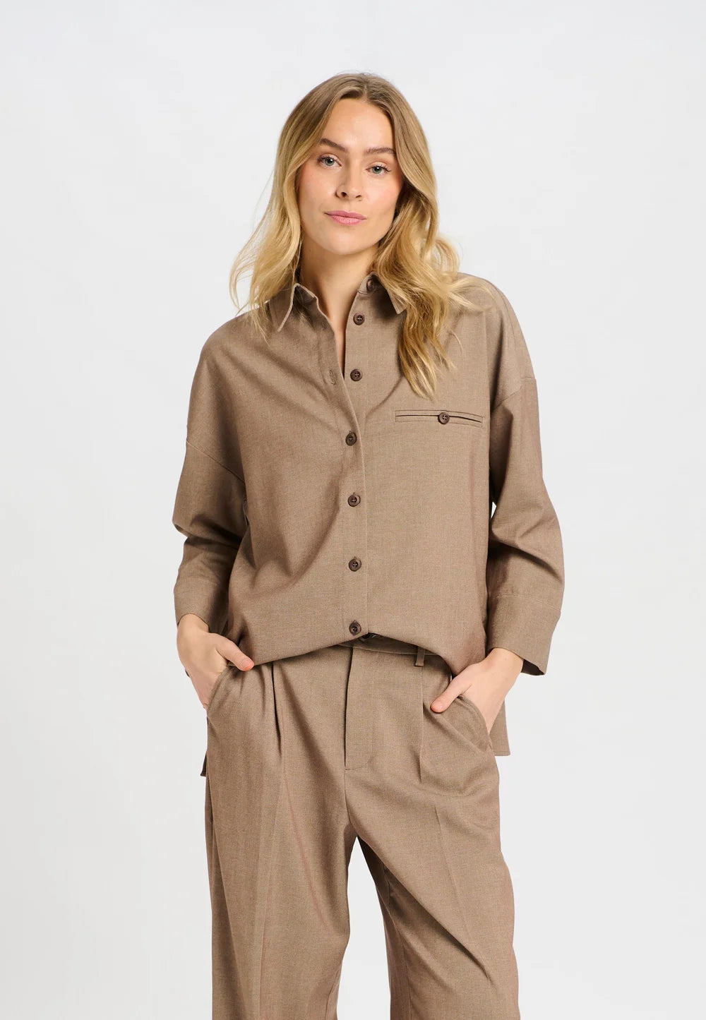 Costamani Dolly Shirt, Dark Sand
