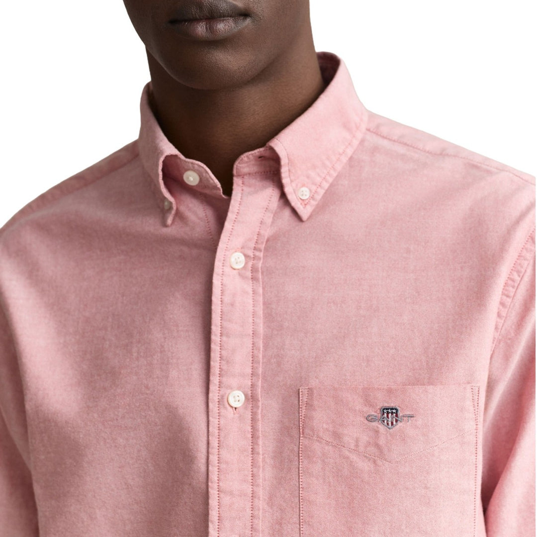 GANT Regular Fit Cotton Oxford Shirt, Iron Red