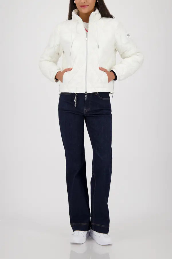 Monari Off White Quilted Jacket