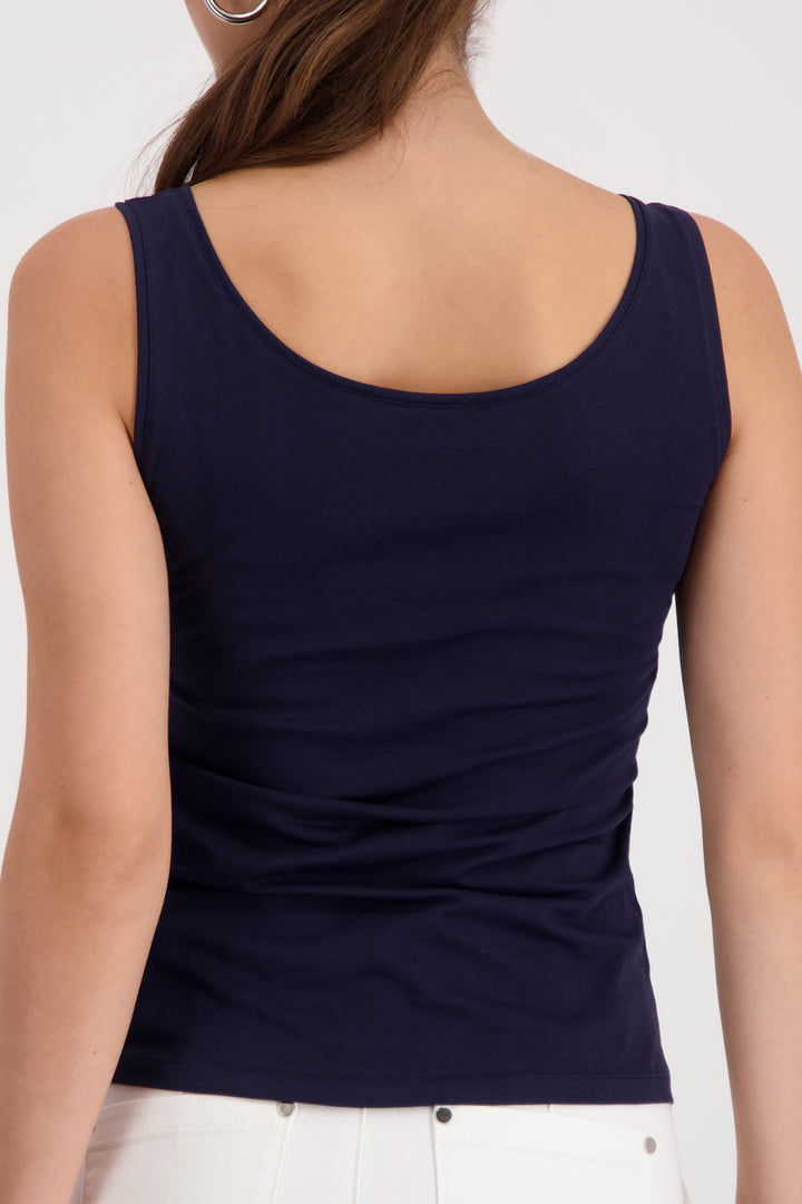 Monari Navy Basic Vest Top