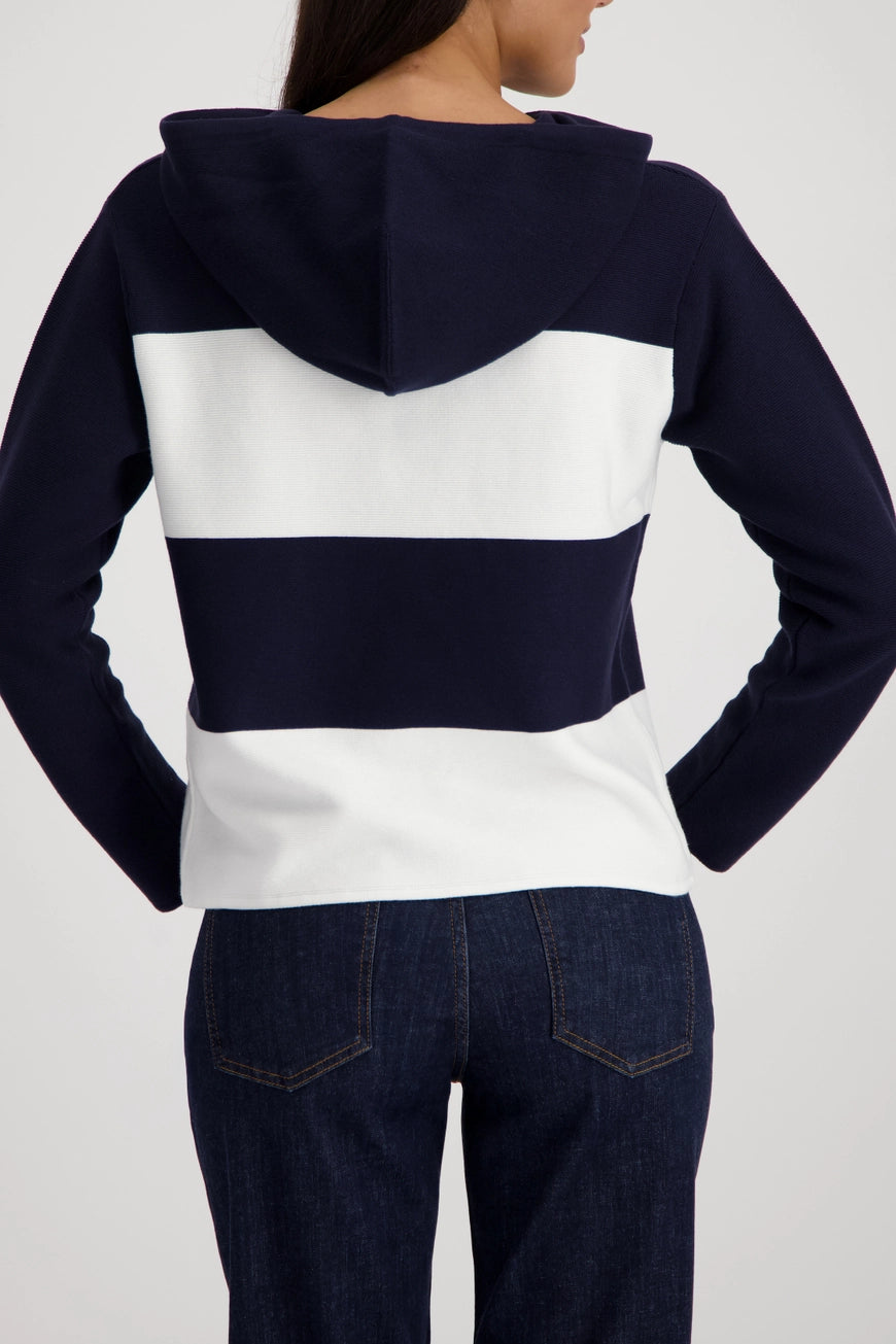 Monari Navy Knitted Jumper