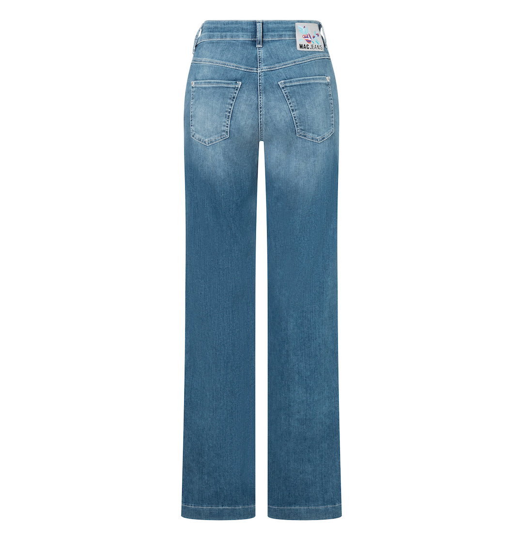 Mac Jeans Dream Wide Mid Blue Wash Dream Wonder Light Denim Jeans