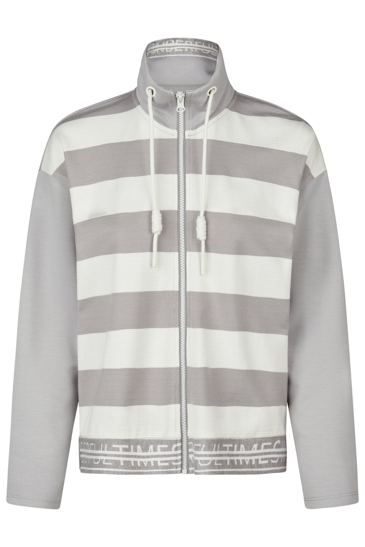Barbara Lebek Silver Zip Knit Jacket