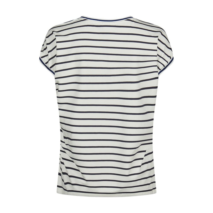 Barbara Lebek Navy Abstract Print Top