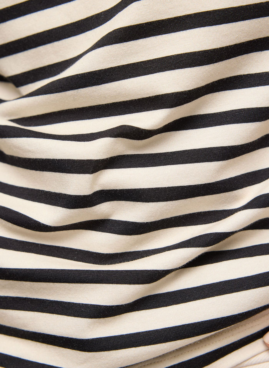 Rabe Striped 'Be Happy Now' Print Top