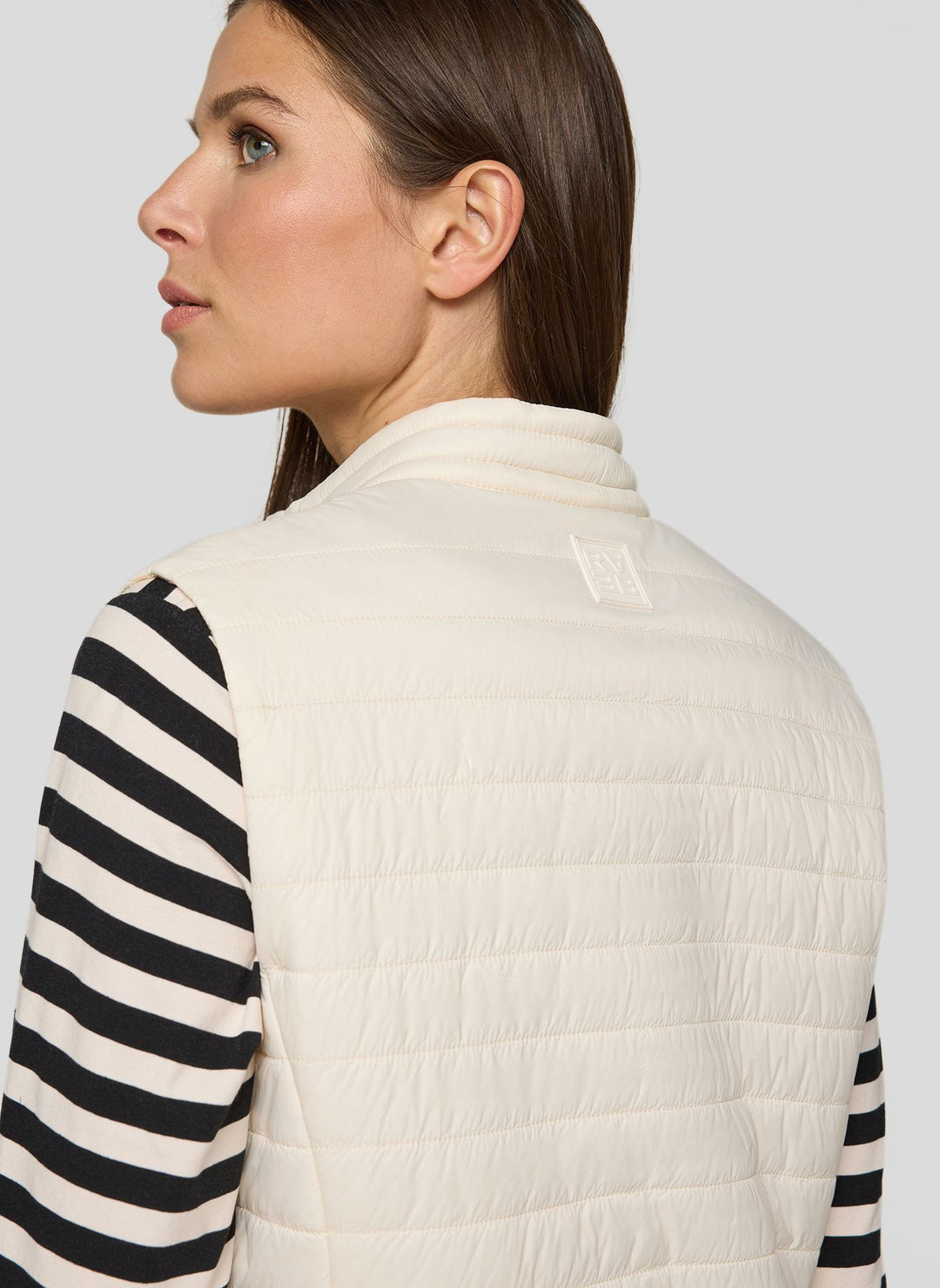 Rabe Beige Quilted Gilet