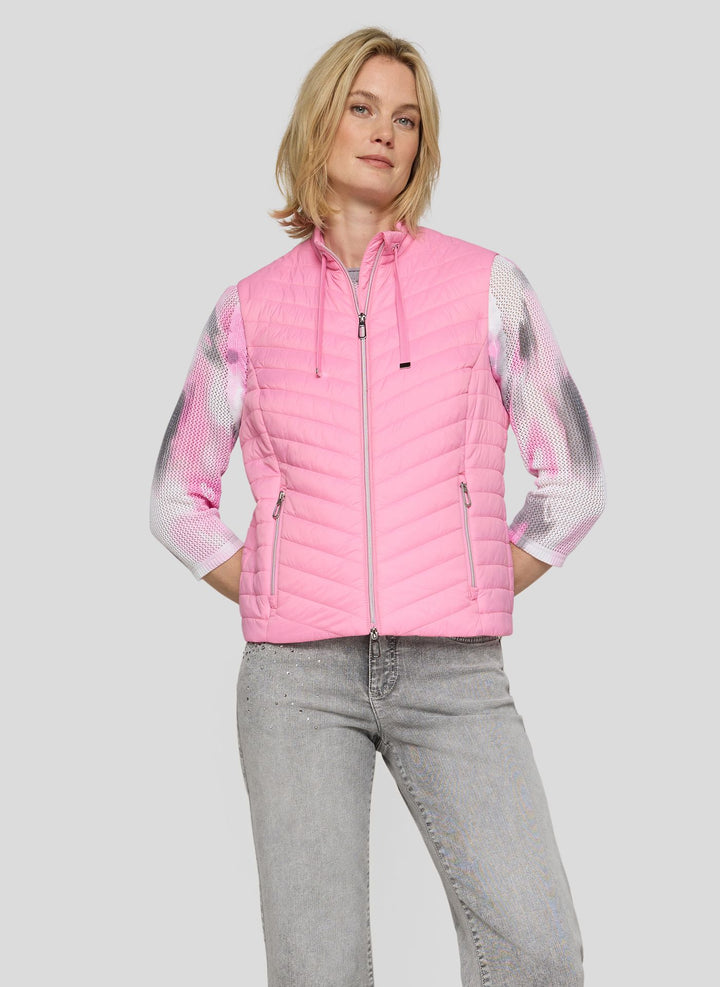 Rabe Pink Quilted Gilet