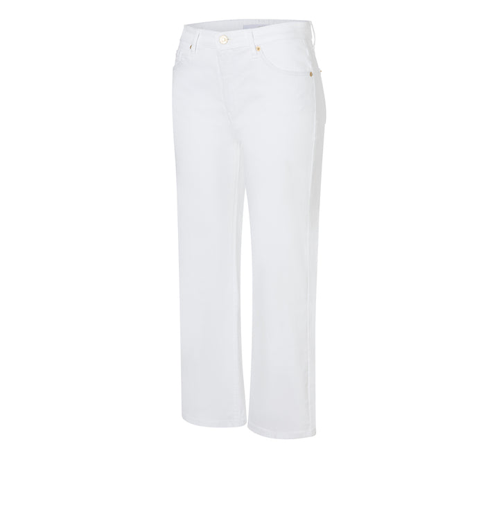 Mac Jeans Culotte White Lightweight Denim Jeans