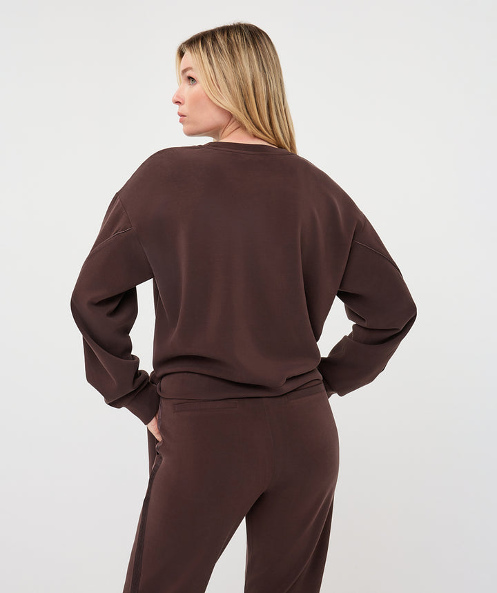 EsQualo Knot Detail Jumper, Cacao
