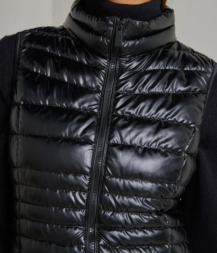 Lightweight Metallic Down Gilet