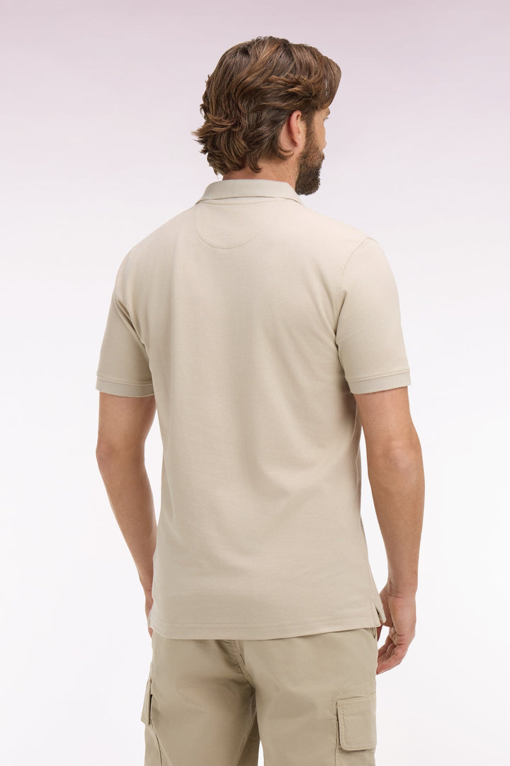Eden Park Beige Regular Fit Polo Shirt