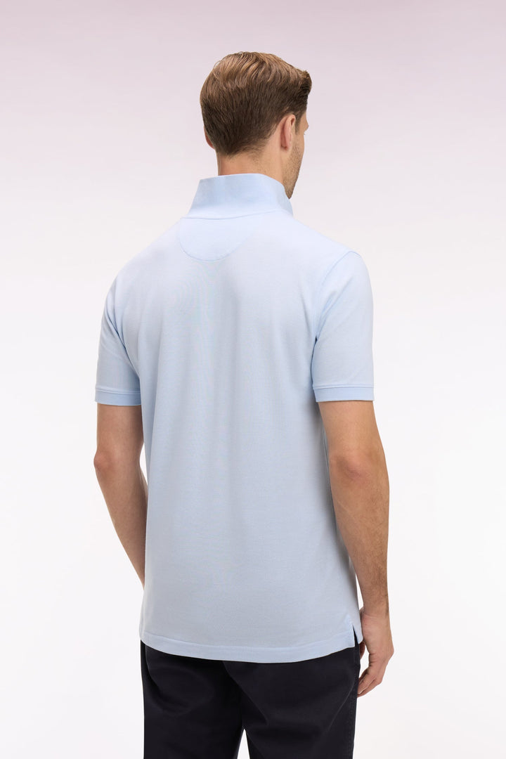 Eden Park Sky Blue Regular Fit Polo Shirt