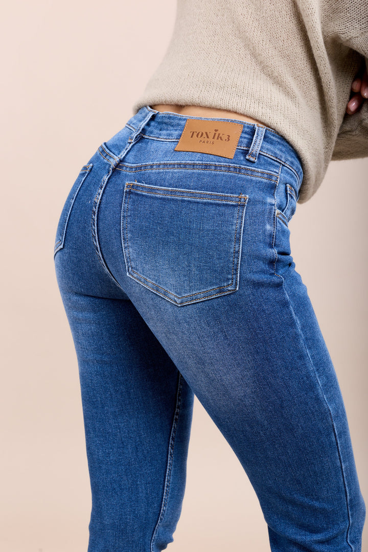 Toxik Slim Denim Blue Stretch Jeans