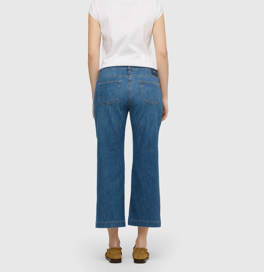 Mac Jeans Culotte Lightweight Basic Blue Stone Denim Jeans