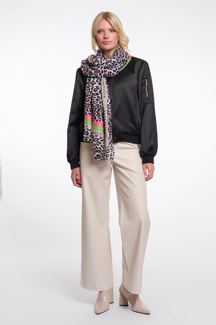 Rino & Pelle Klaartje Leopard Print Scarf