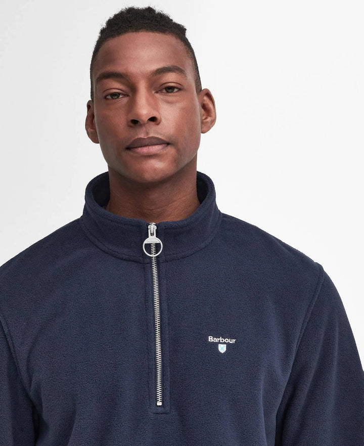 Barbour Essentials Half Zip Fleece, Navy