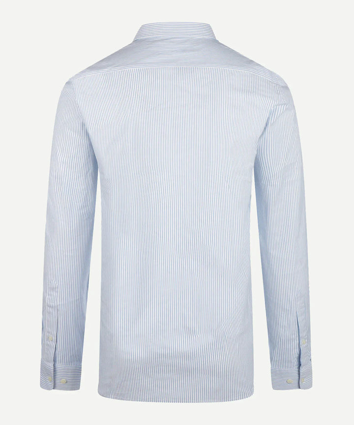 McGregor Light Blue Stretch Oxford Pinstripe Shirt