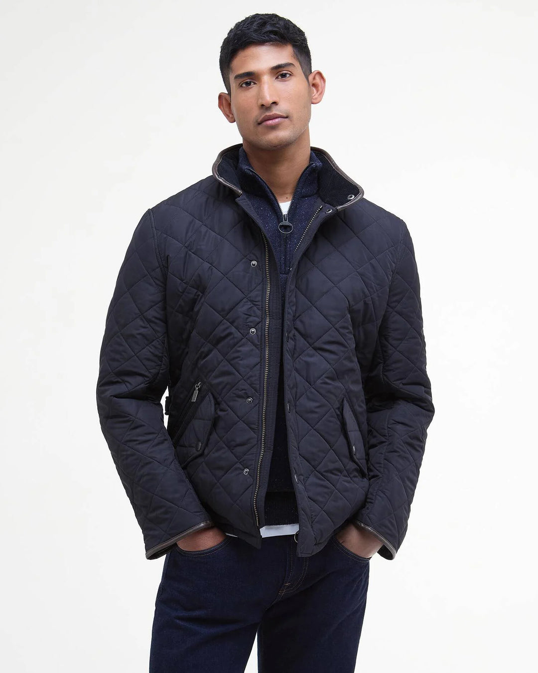 Barbour Powell Quilted Jacket, Navy
