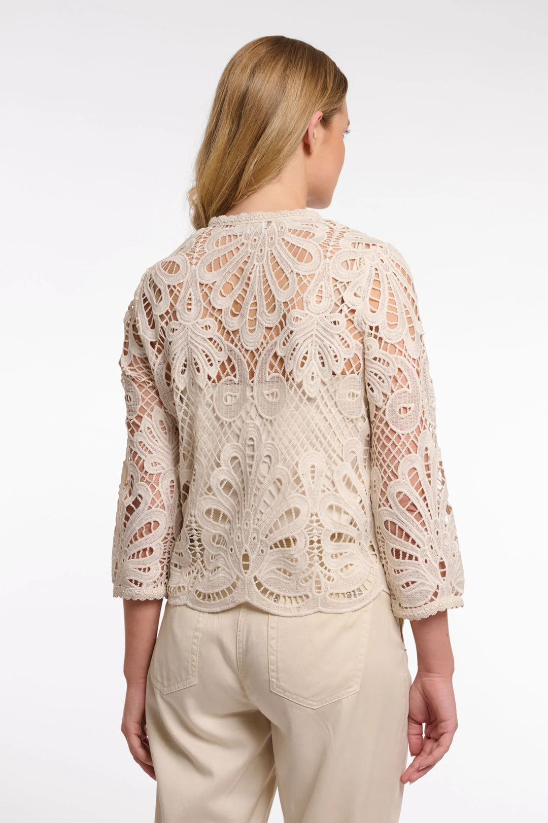 Rino & Pelle Meghan Birch 3/4 Sleeve Bolero Top