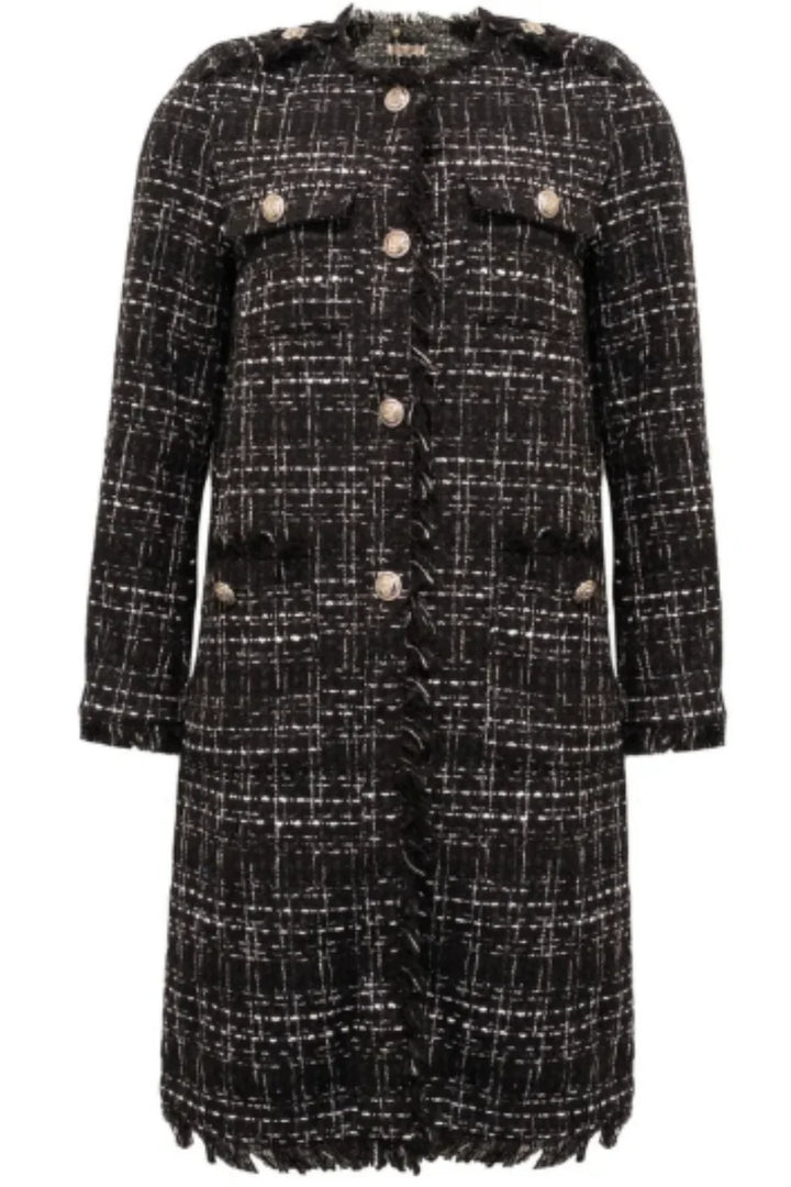 Costamani Bouchle Long Jacket, Black