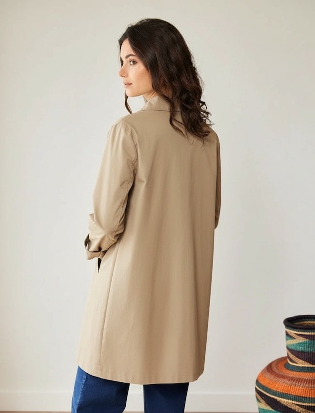 Peruzzi Beige Mac Coat