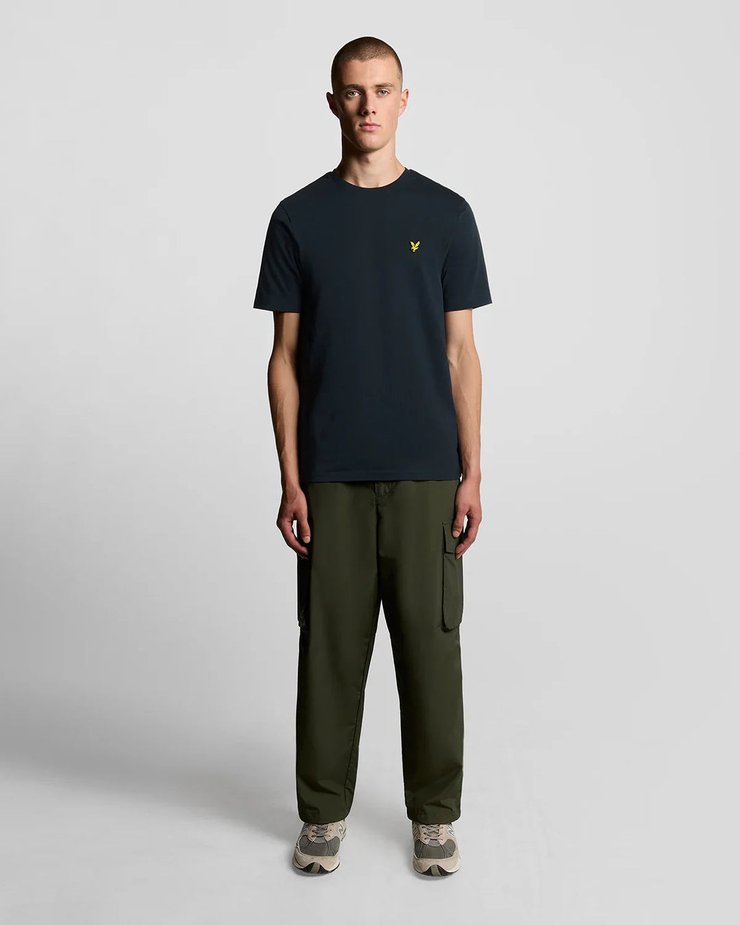 Lyle & Scott Navy Cotton Crew Neck T-Shirt