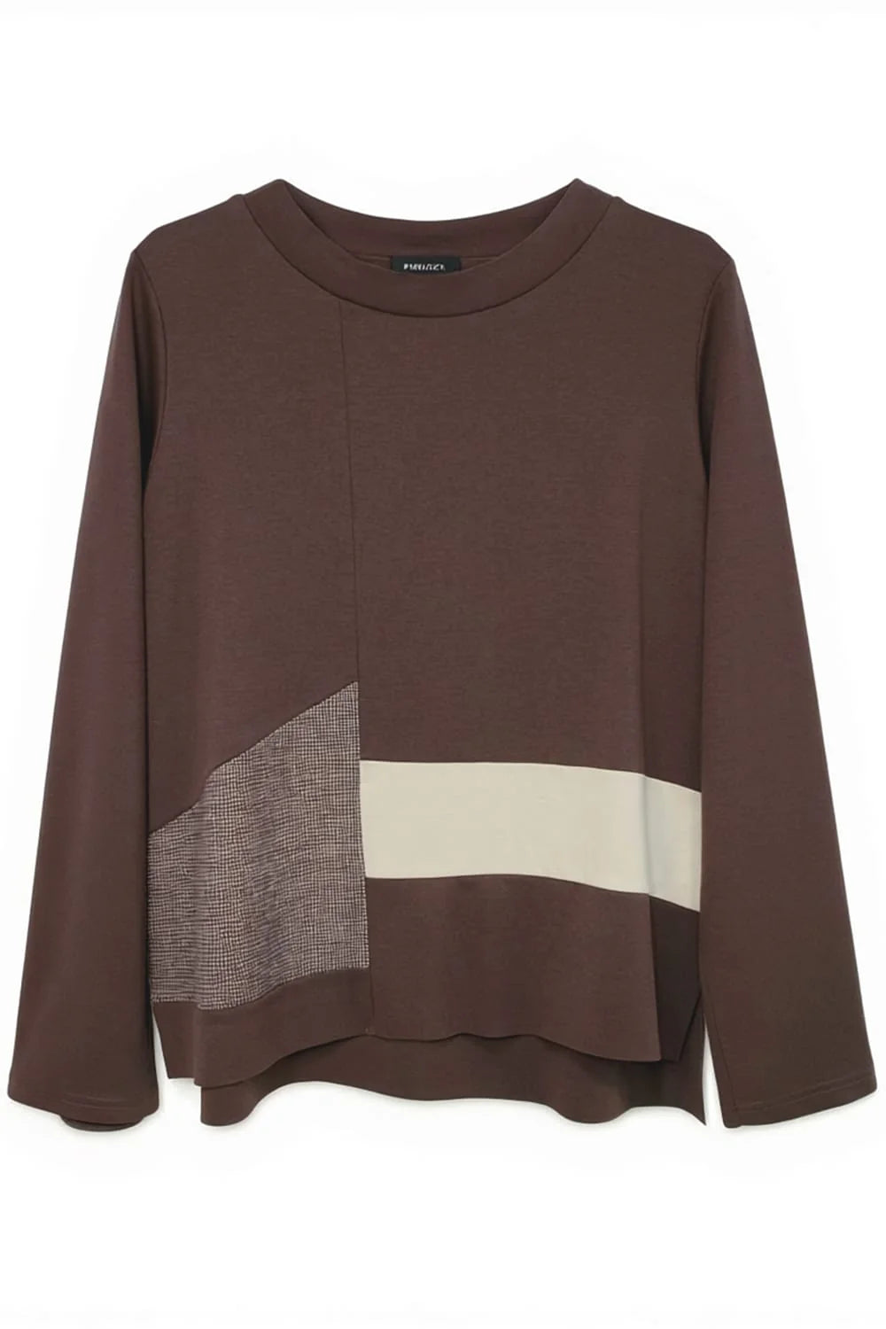 Peruzzi Applique Top, Brown