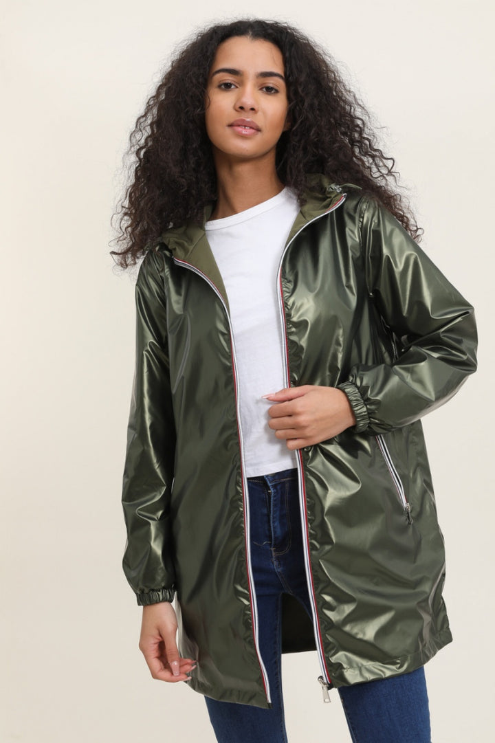 Waterproof Reversible Windbreaker