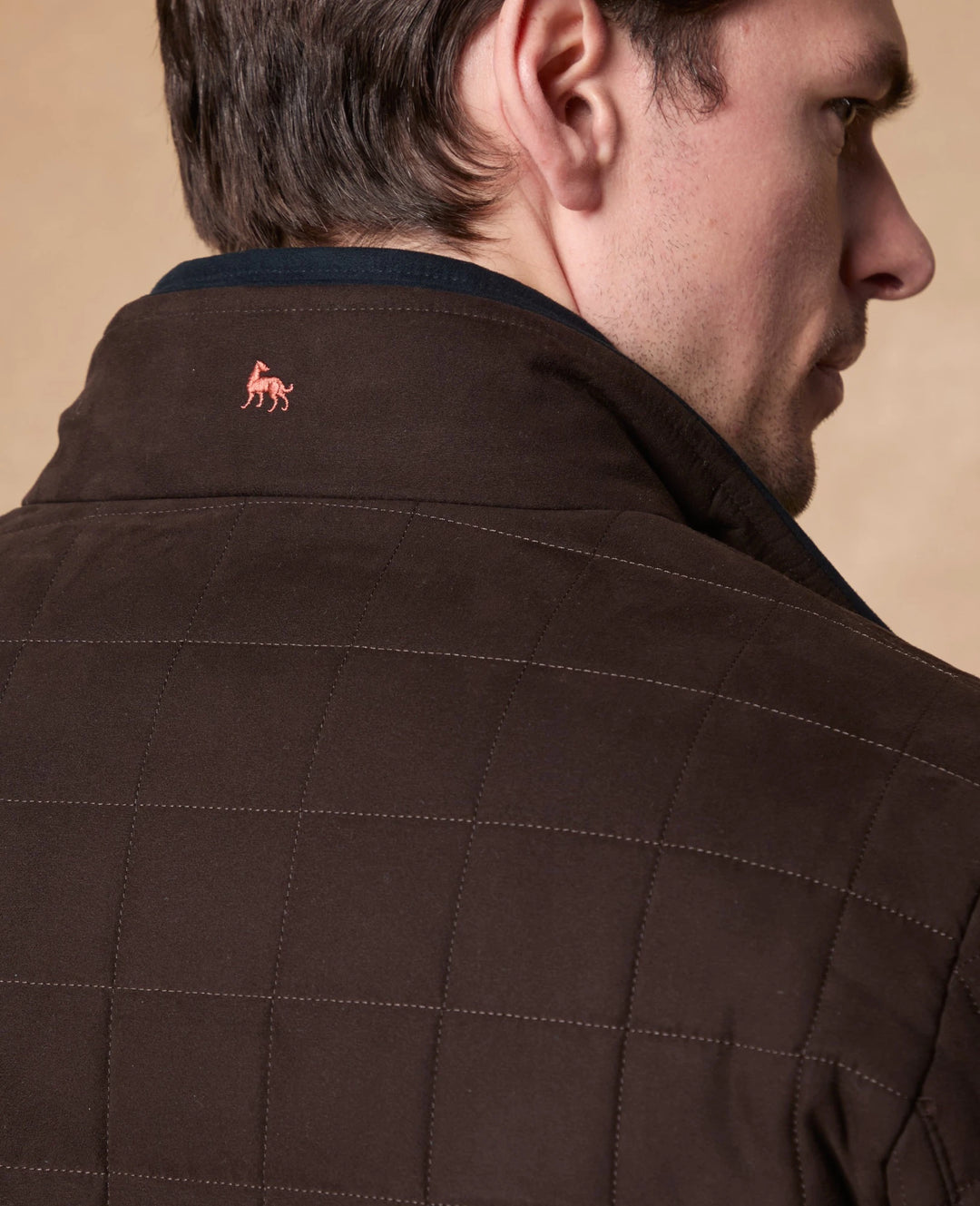 Magee Glenveigh Quilted Paddock Jacket, Chocolate Brown