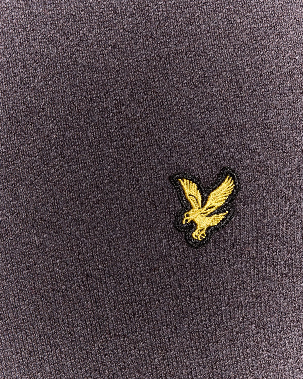 Lyle & Scott Grey Cotton Merino Crew Neck Jumper