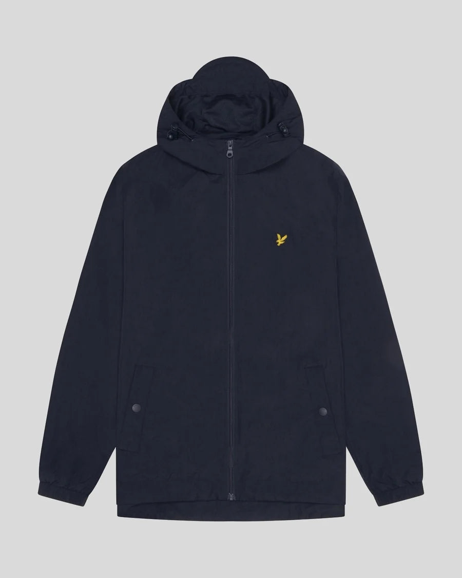 Lyle & Scott Water Resistant Hooded Jacket, Dark Navy