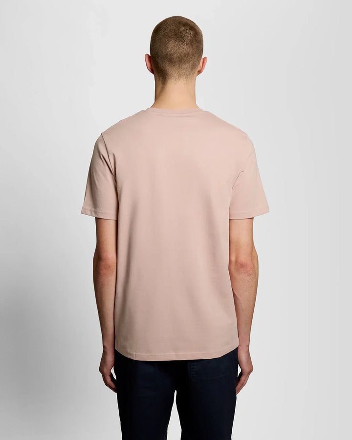 Lyle & Scott Pink Cotton Crew Neck T-Shirt