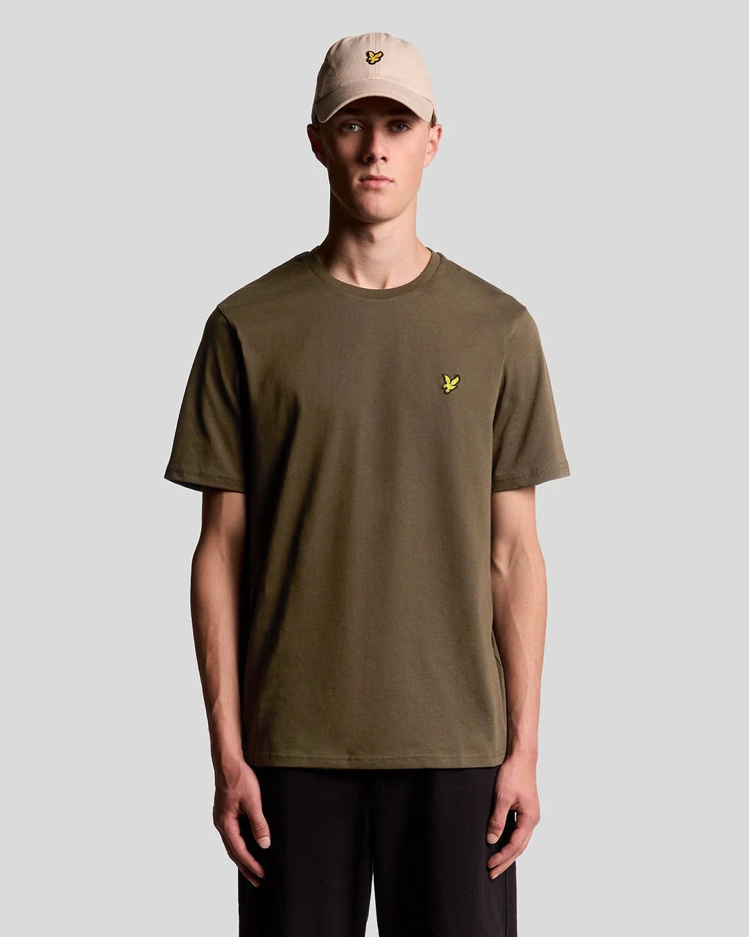 Lyle & Scott Cotton Crew Neck T-Shirt, Olive Green