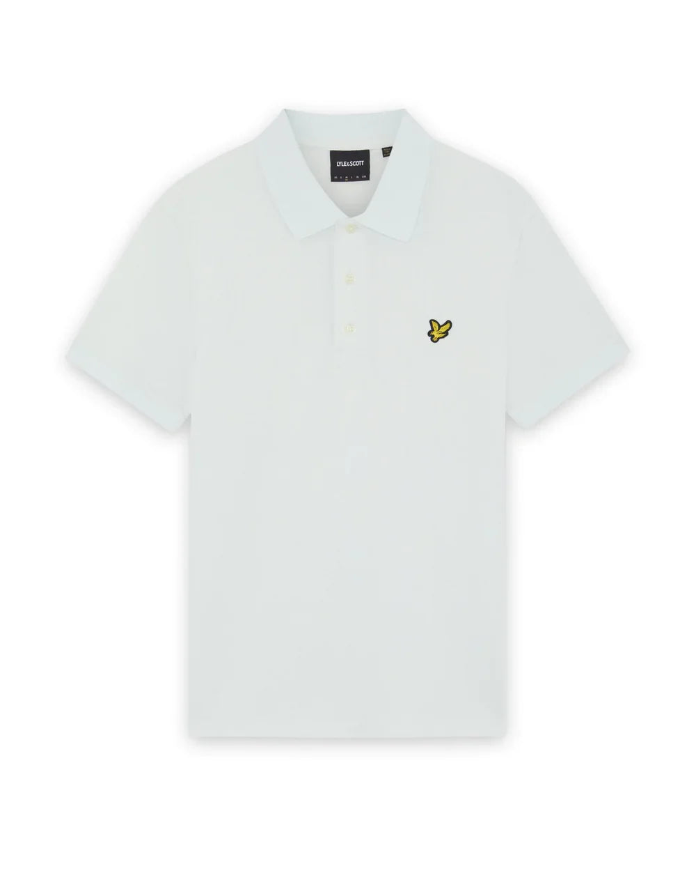 Lyle & Scott Blue Ice Cotton Plain Polo Shirt